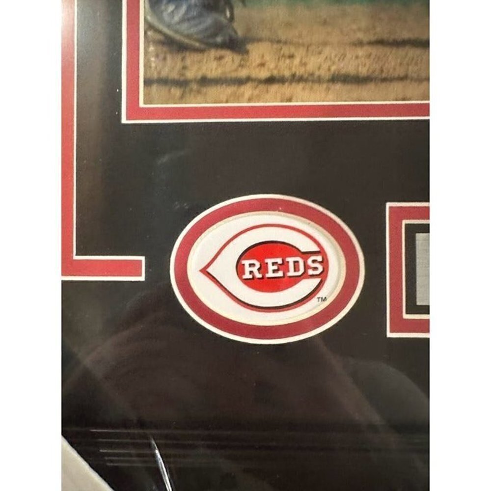 Johnny Bench signed HOF 89 autographed Cincinnati Reds 16x20 Photo Framed PSA - Picture 6 of 6